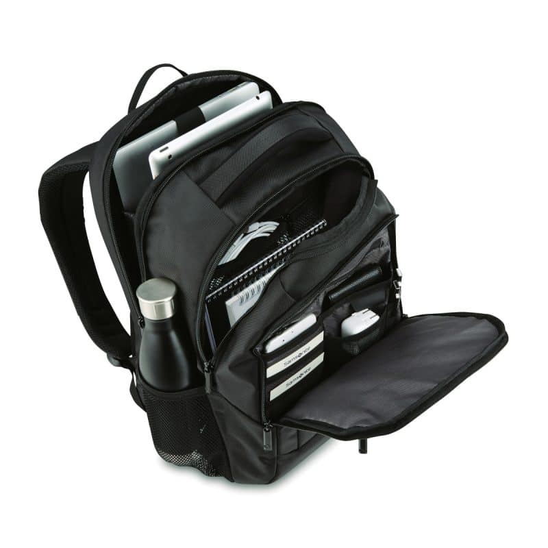 Samsonite Classic Business Perfect Fit Laptop Backpack - Black - 7
