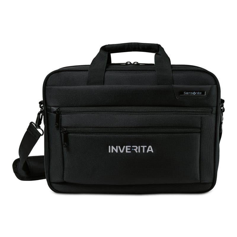 Samsonite Classic Business Perfect Fit Two Gusset Laptop Portfolio - Black