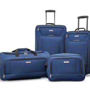 Samsonite® American Tourister® Navy Blue Fieldbrook Xlt 4 Piece Luggage Set