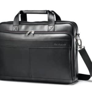 Samsonite® Leather Business Slim Briefcase
