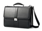 Samsonite® Leather Flapover Business Case