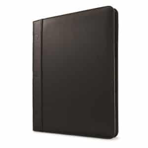 Samsonite Leather Bus Accs Portfolio - Black