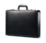Samsonite® Leather Attache Business Case - Black