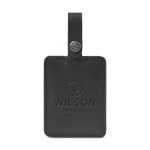 Samsonite Leather Bag Tag - Black