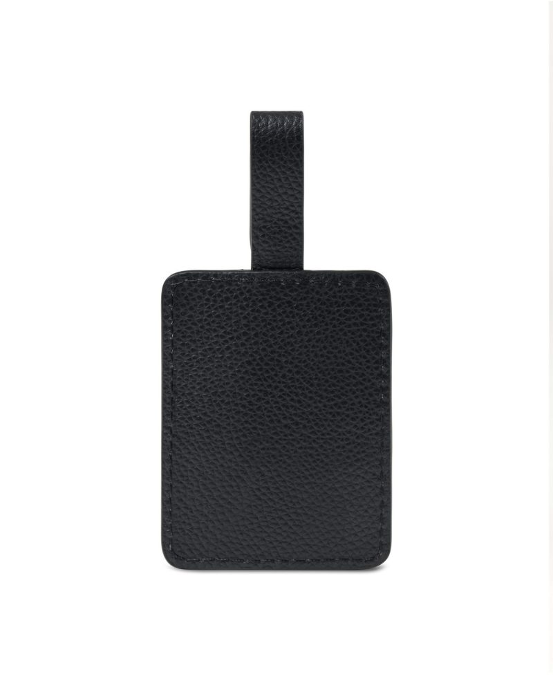 Samsonite Leather Bag Tag - Black - 2