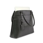 Samsonite Leather Laptop Tote - Black - 3