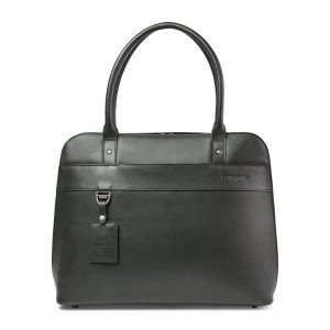 Samsonite Leather Laptop Tote - Black