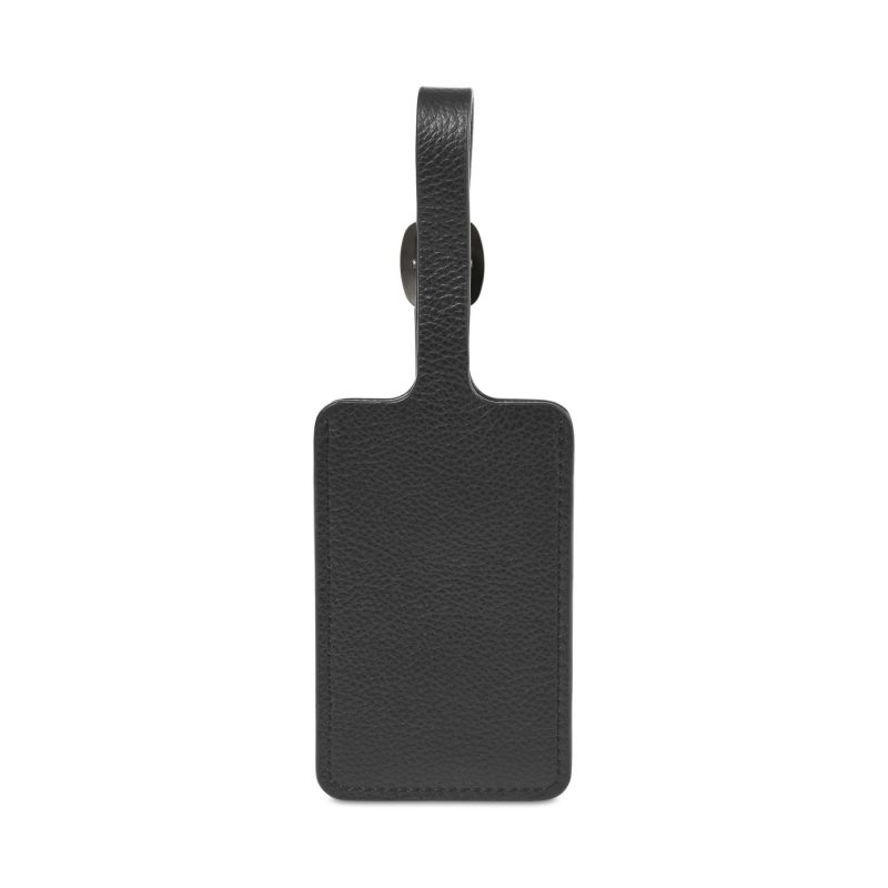 Samsonite Leather Luggage Tag - Black - 2