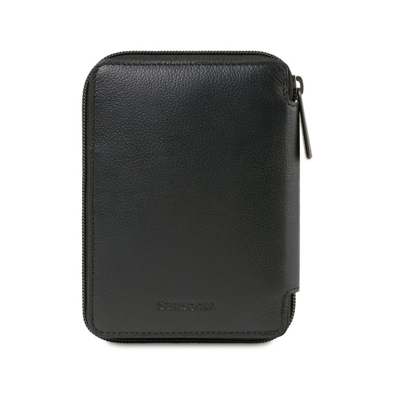 Samsonite Leather Passport Wallet - Black - 2