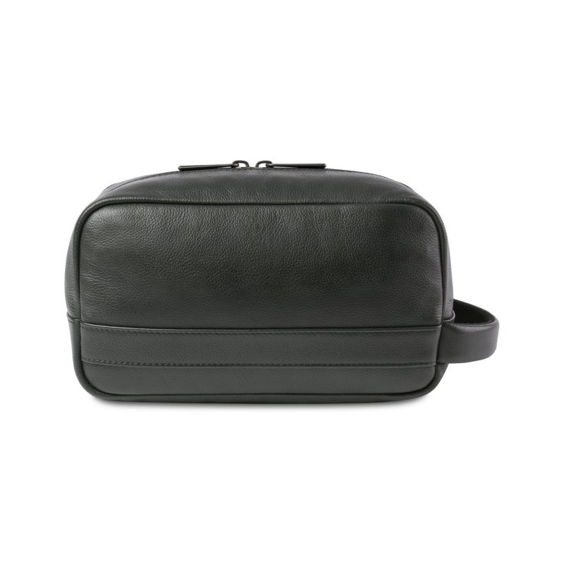Samsonite Leather Toiletry Bag - Black - 5