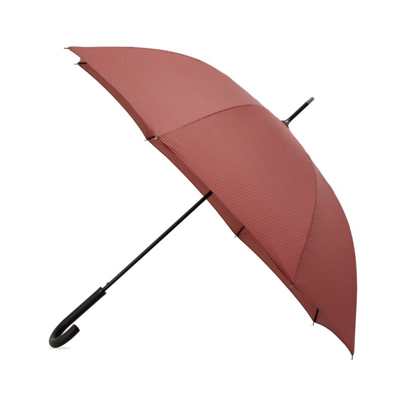 Samsonite Stick Auto Open Umbrella - Red - White - 1